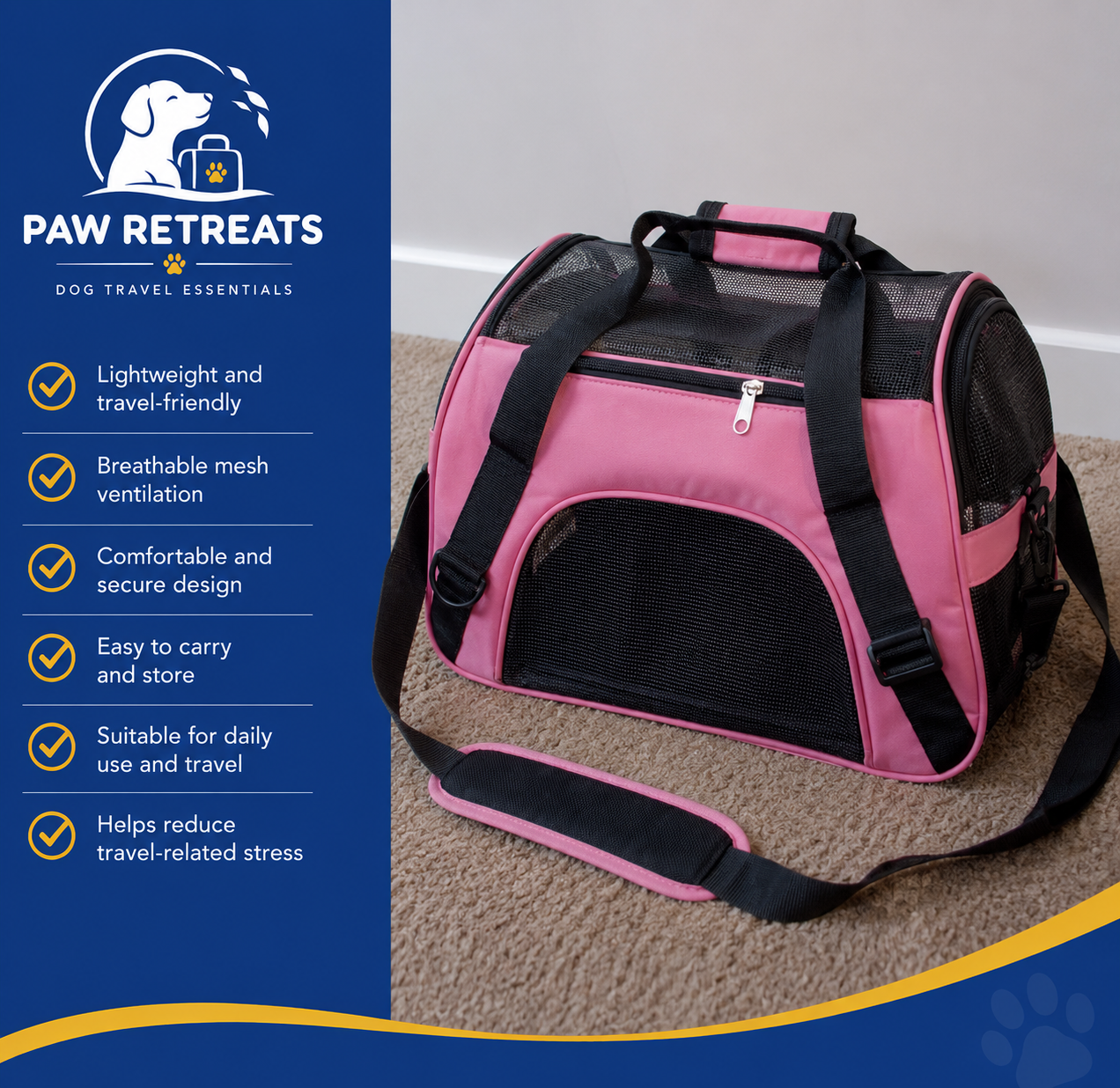 Paw Retreats Voyager™ Pet Carrier
